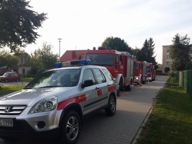  „Jedzie, jedzie straż ogniowa”, czyli ćwiczenia ewakuacyjne w Internacie.
